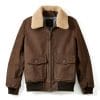 Lightweight Leather Flight Jacket