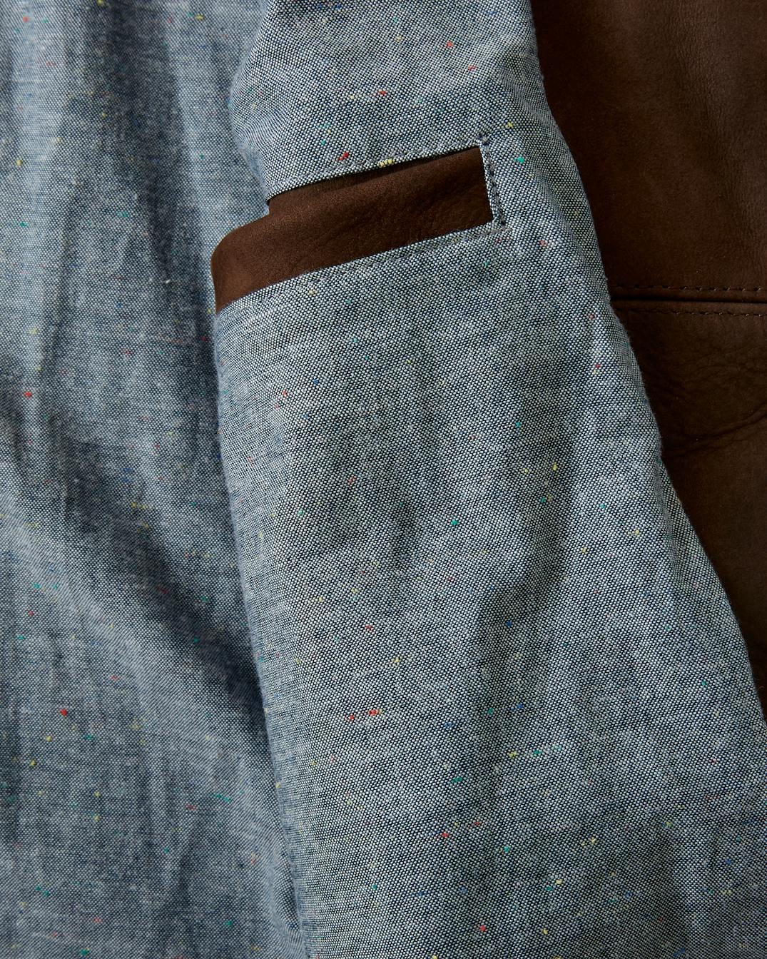 Lightweight Leather Flight Jacket - Image 6