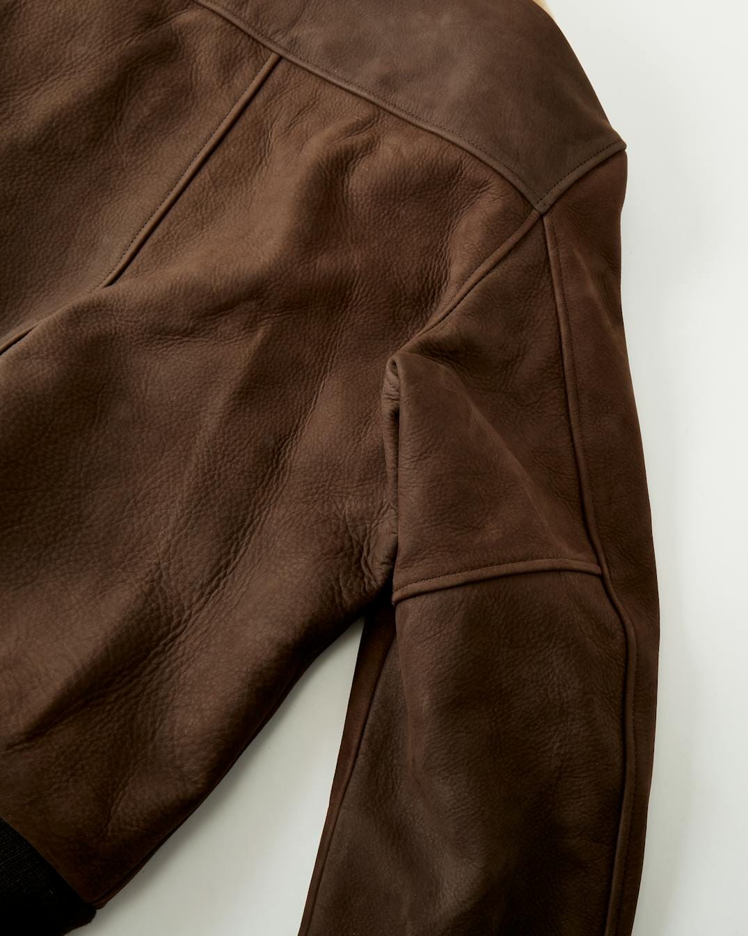 Lightweight Leather Flight Jacket - Image 4