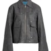blair black faux leather jacket