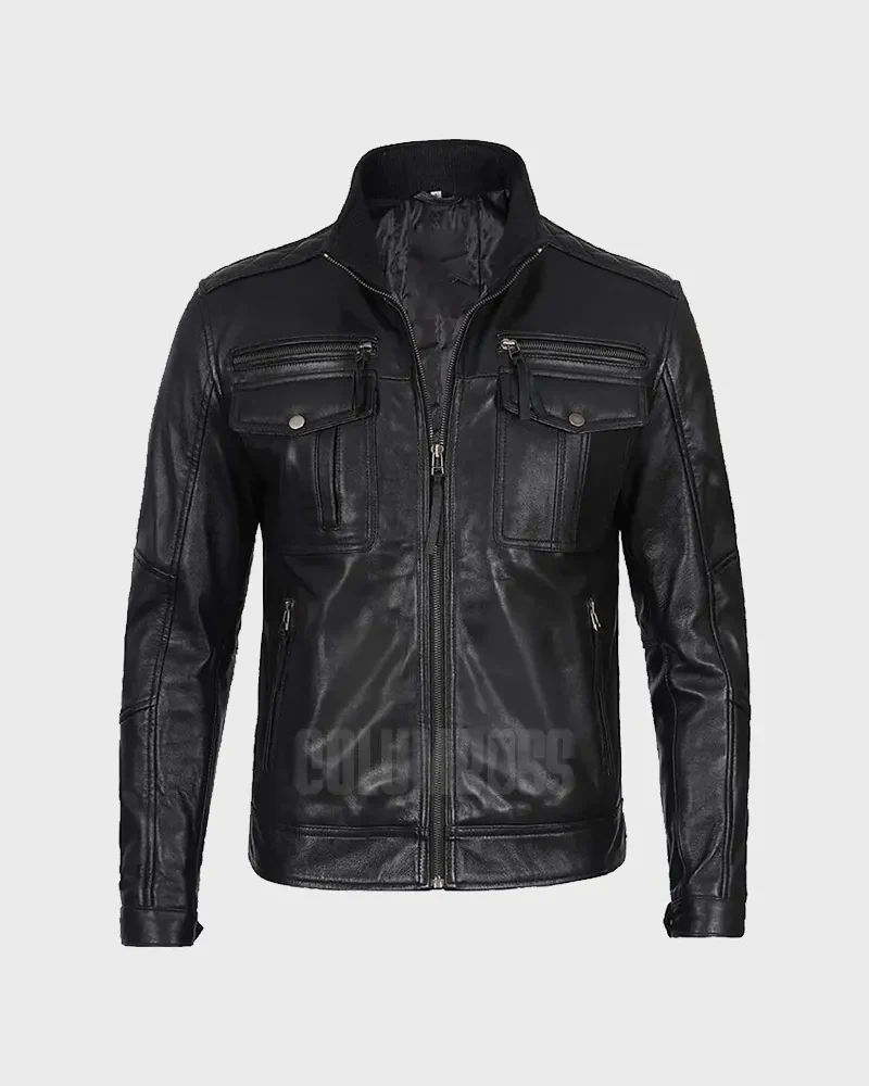 Moffit Cafe Racer Leather Jacket