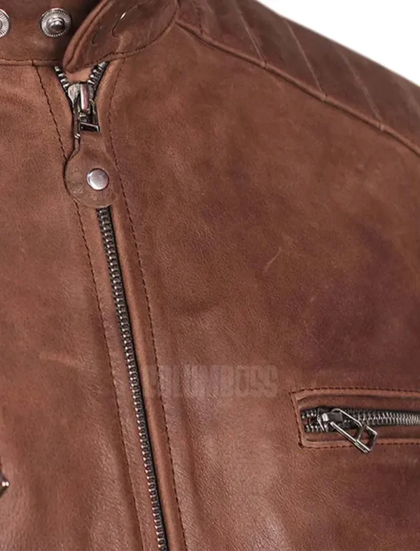 Joe Rocket Classic 92 Leather Motorcycle Jacket - Zipper Closure