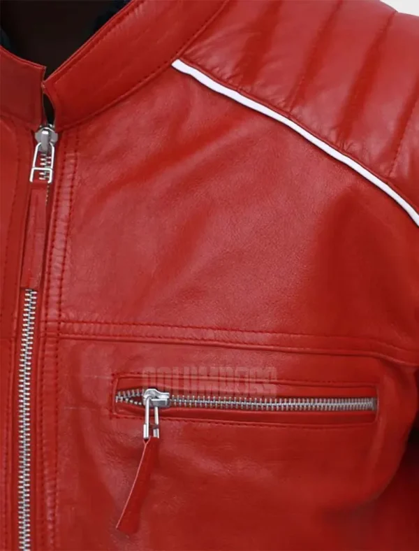 Cafe Racer Jacket in Lambskin Leather – Men’s