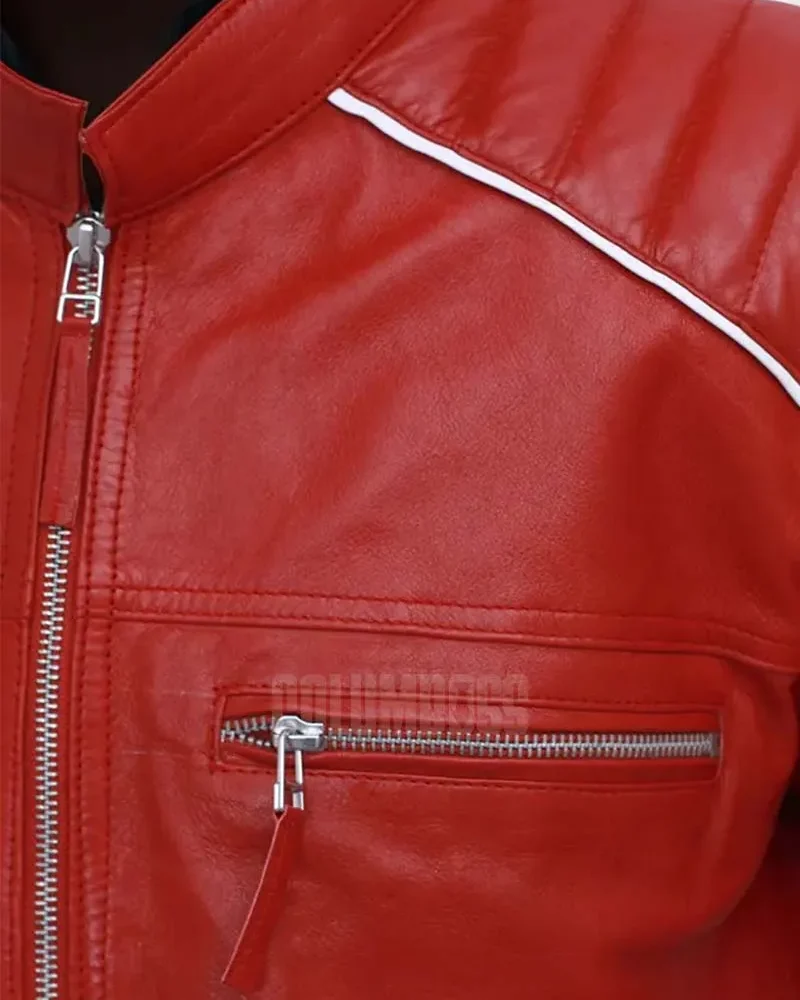 Cafe Racer Jacket in Lambskin Leather – Men’s