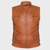 Motorcycle Leather Vest for Men – Rider Style