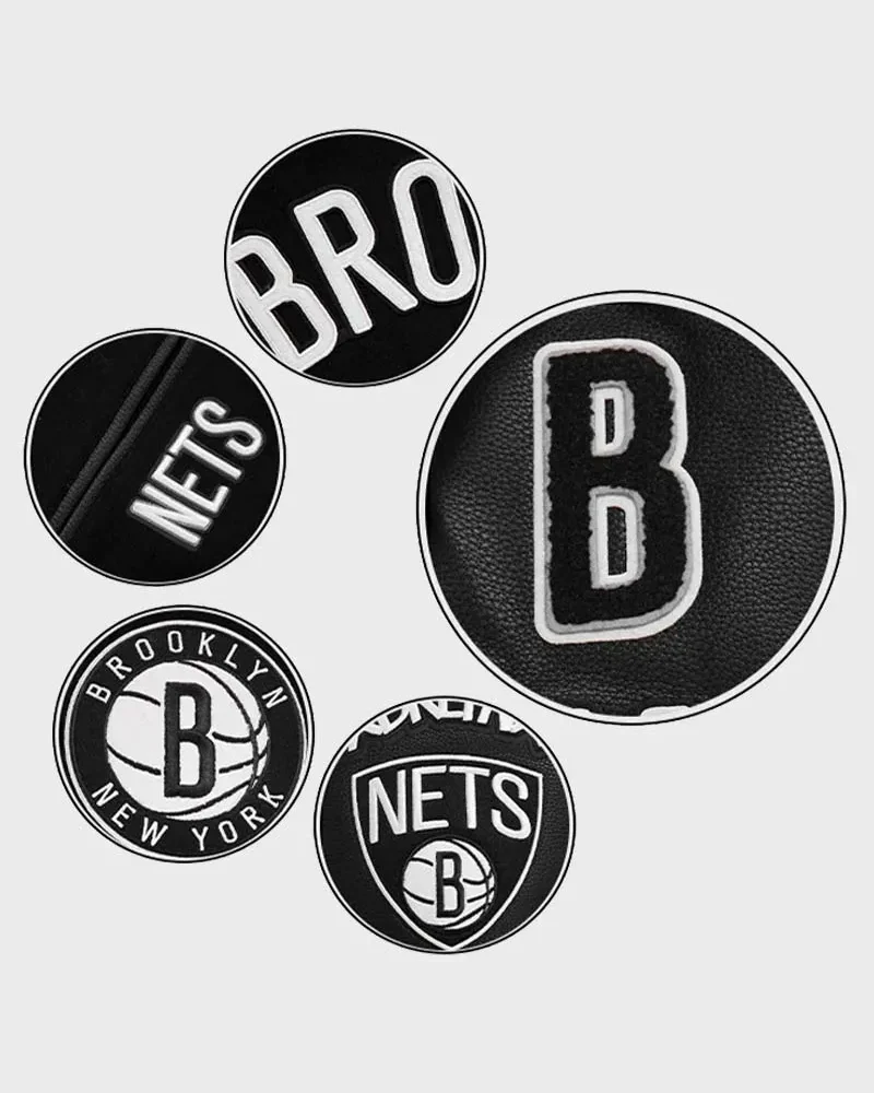 Starter Brooklyn Nets The Captain II Varsity Jacket