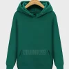 Premium Woven Winters Pullover Hoodie - Emerald Green