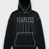 Tyson Stitch Fearless Hoodie Black