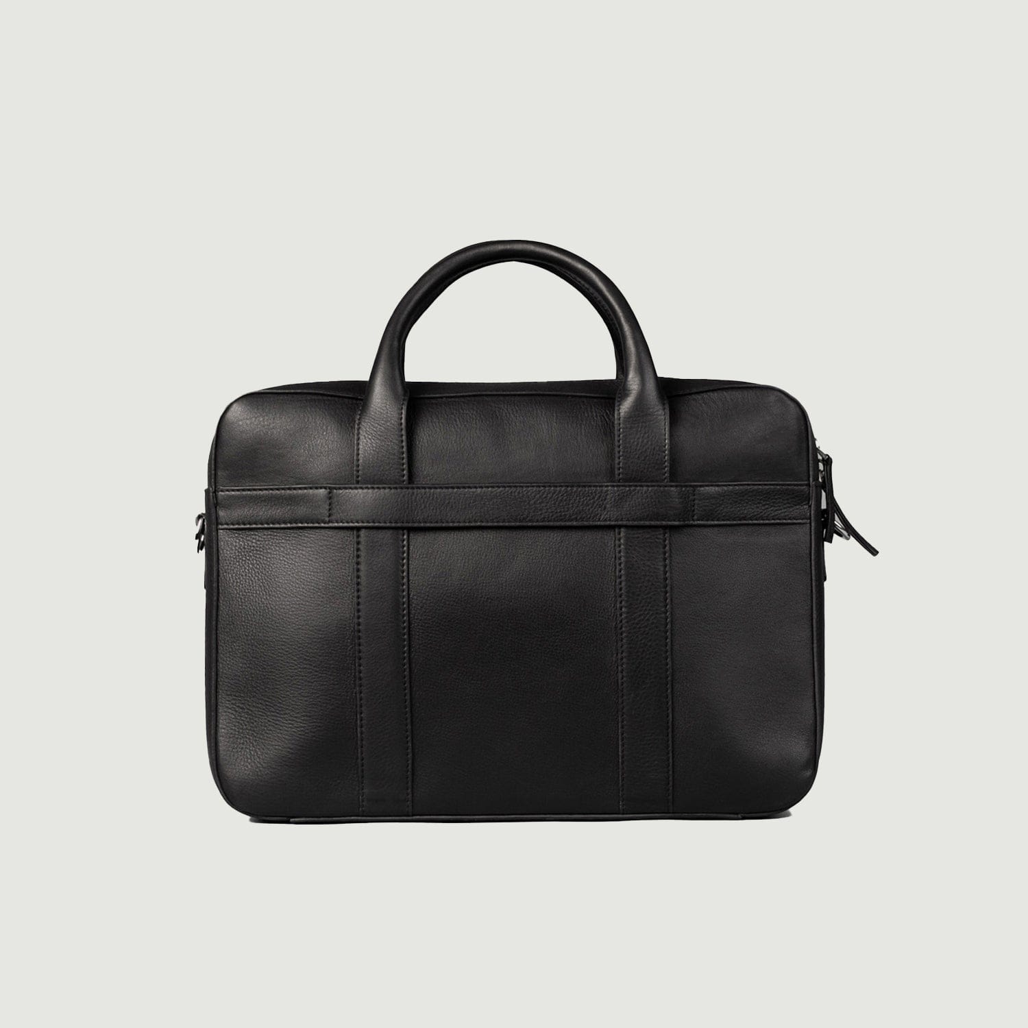 Executive Black Leather Briefcase