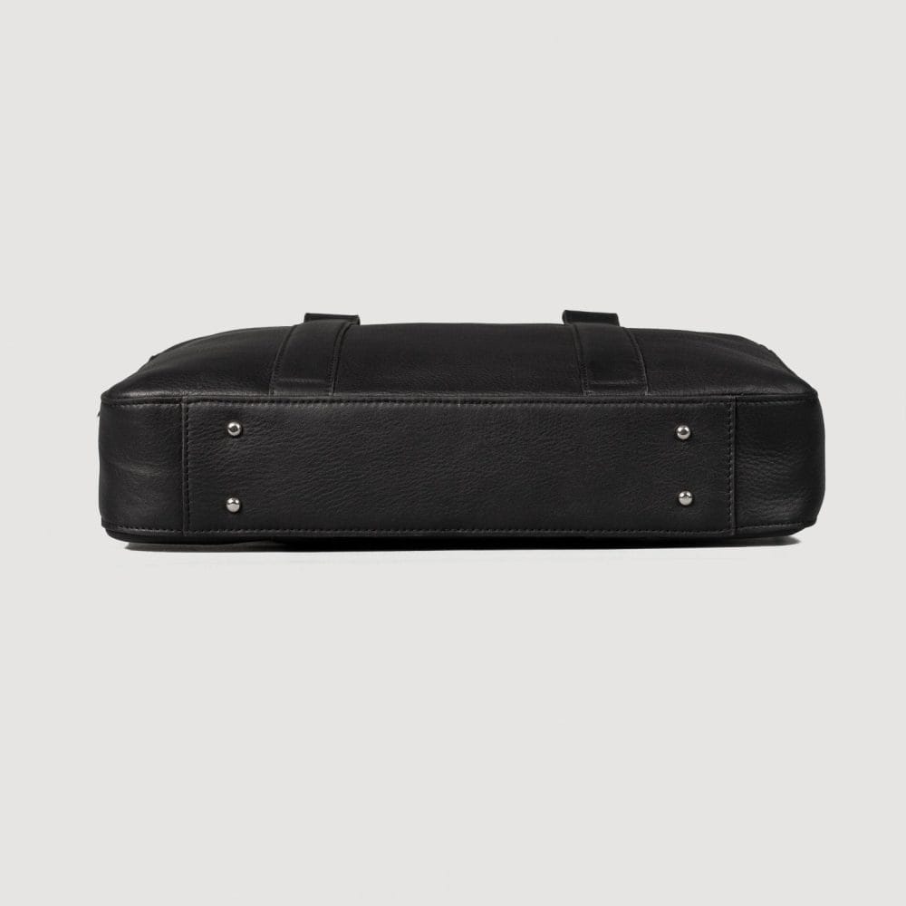Executive Black Leather Briefcase