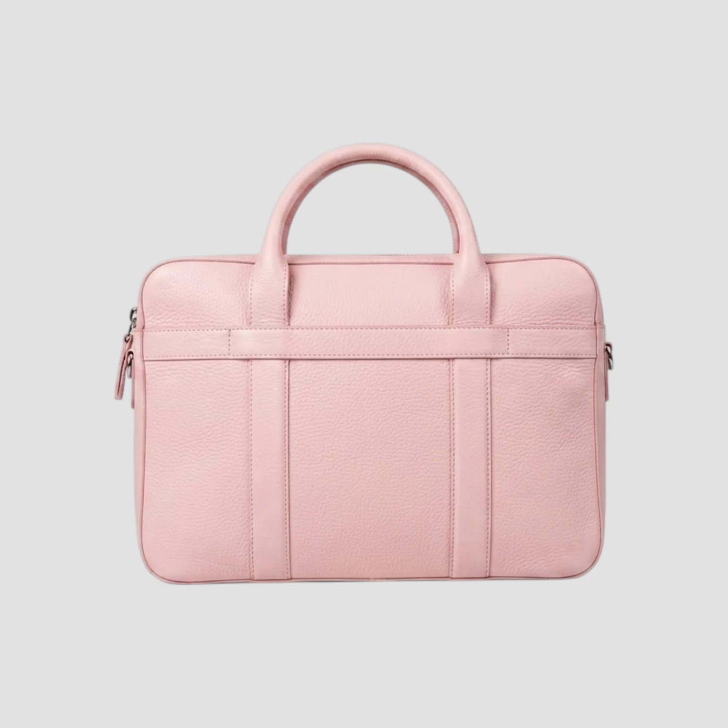 Executive Pink Leather Briefcase