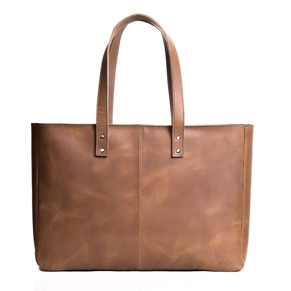 Savannah Buffalo Leather Tote Bag