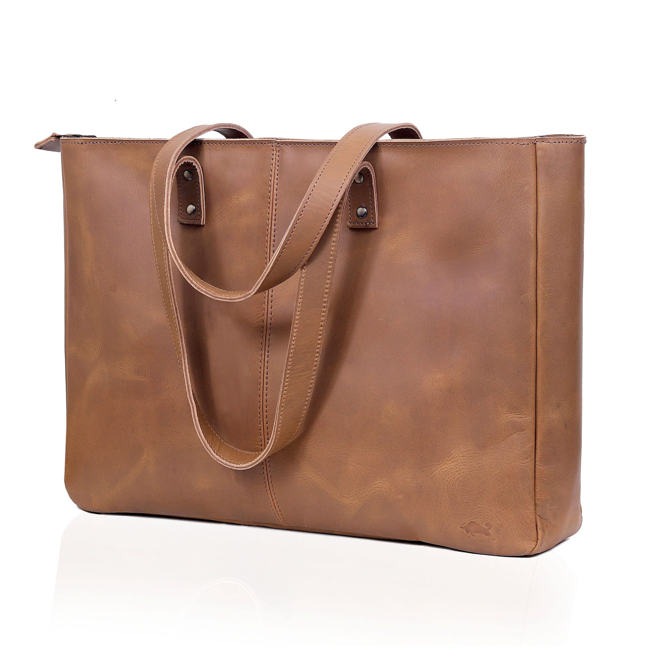 Savannah Buffalo Leather Tote Bag - Image 9
