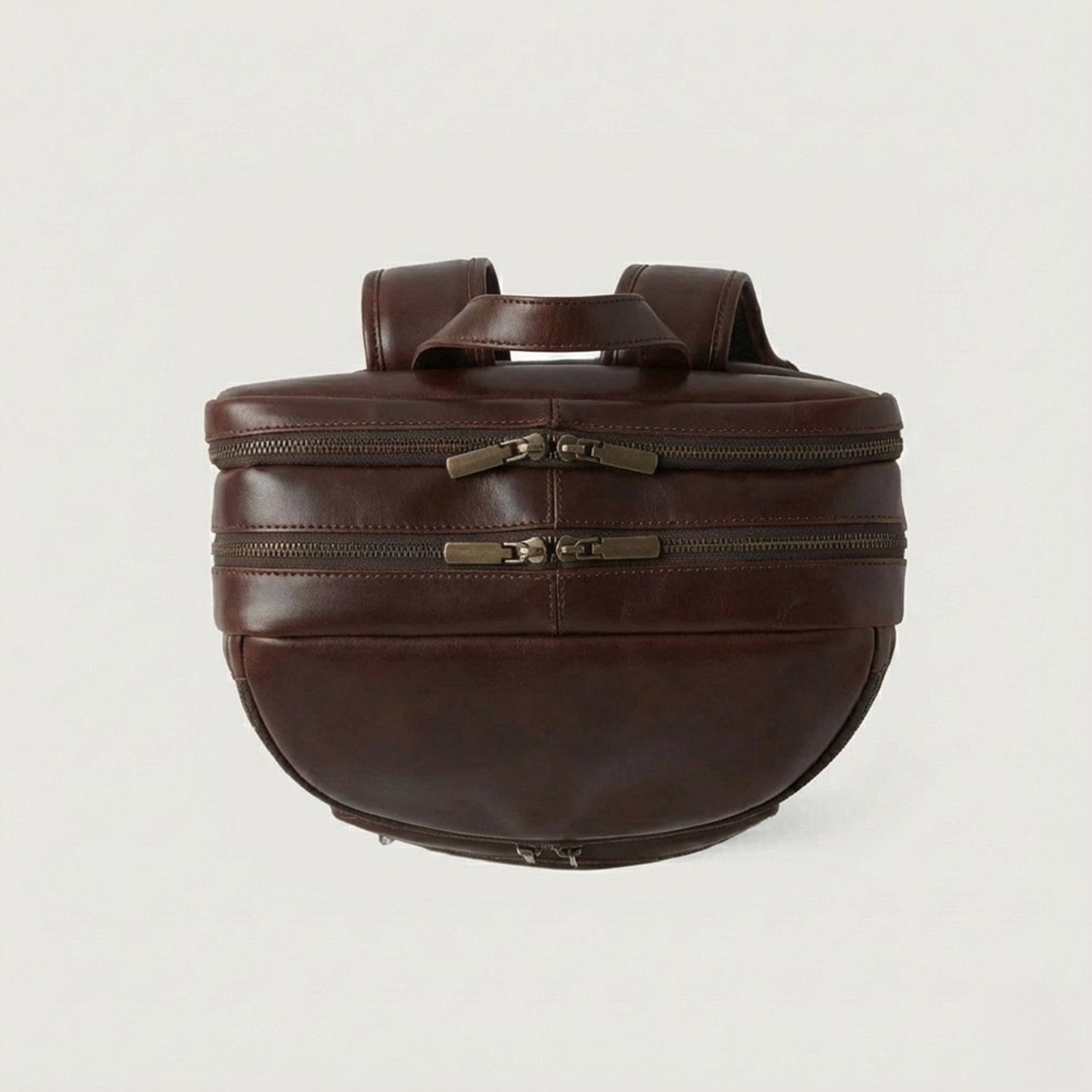 Heritage Brown Leather Laptop Backpack