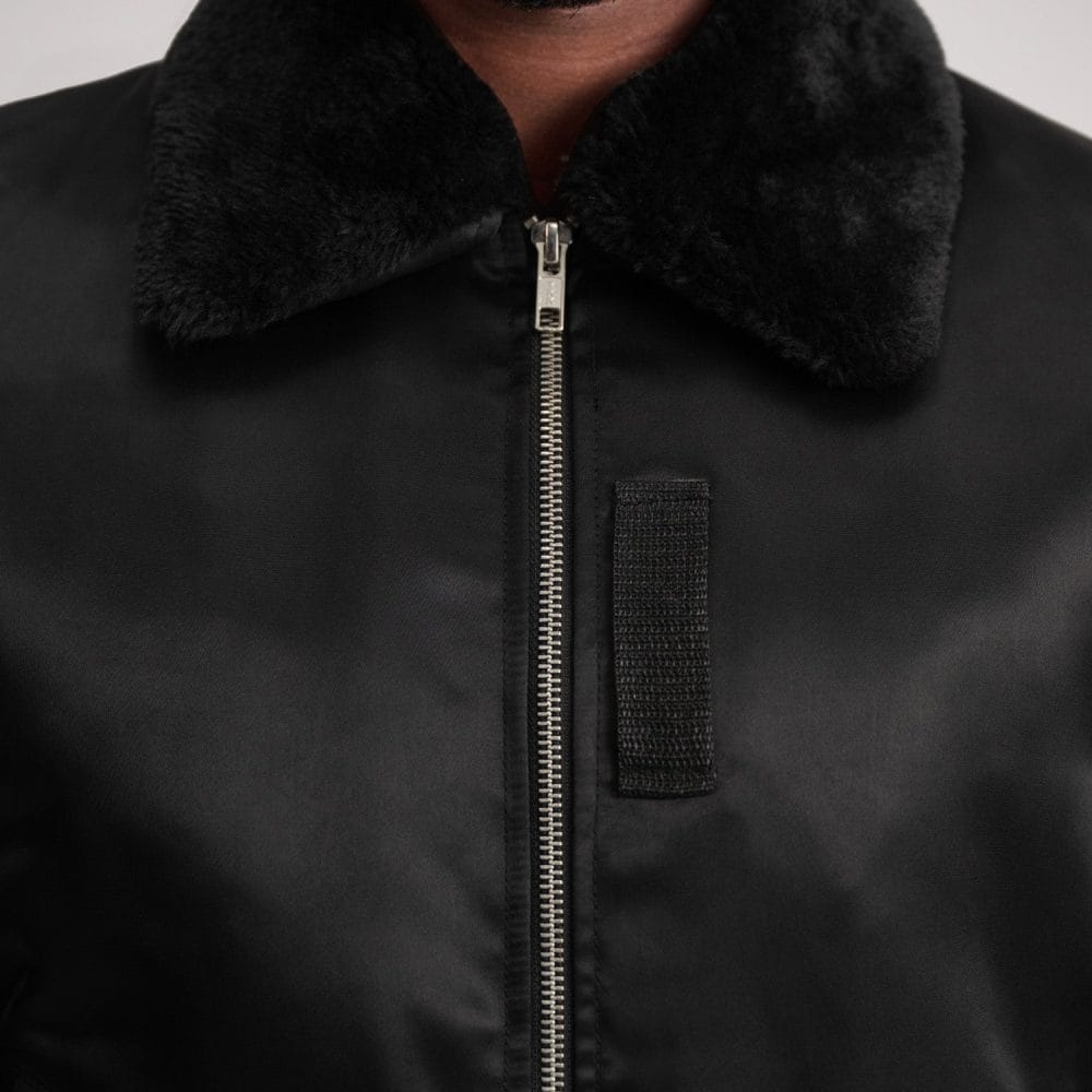 Tactical Flight Satin Bomber Jacket