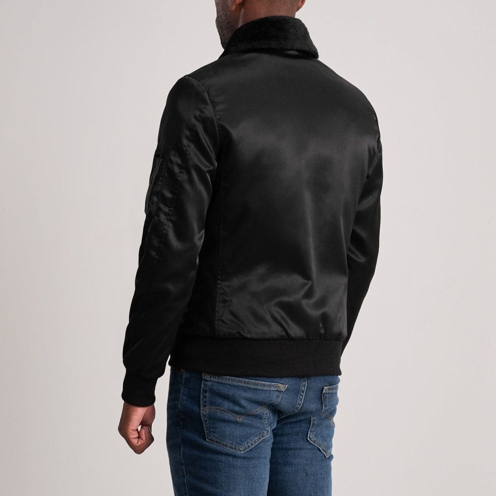 Tactical Flight Satin Bomber Jacket
