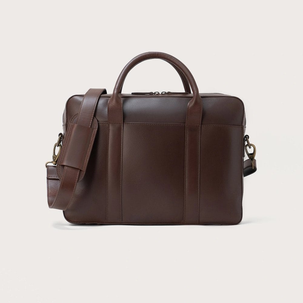 Executive Vintage Brown Leather Briefcase